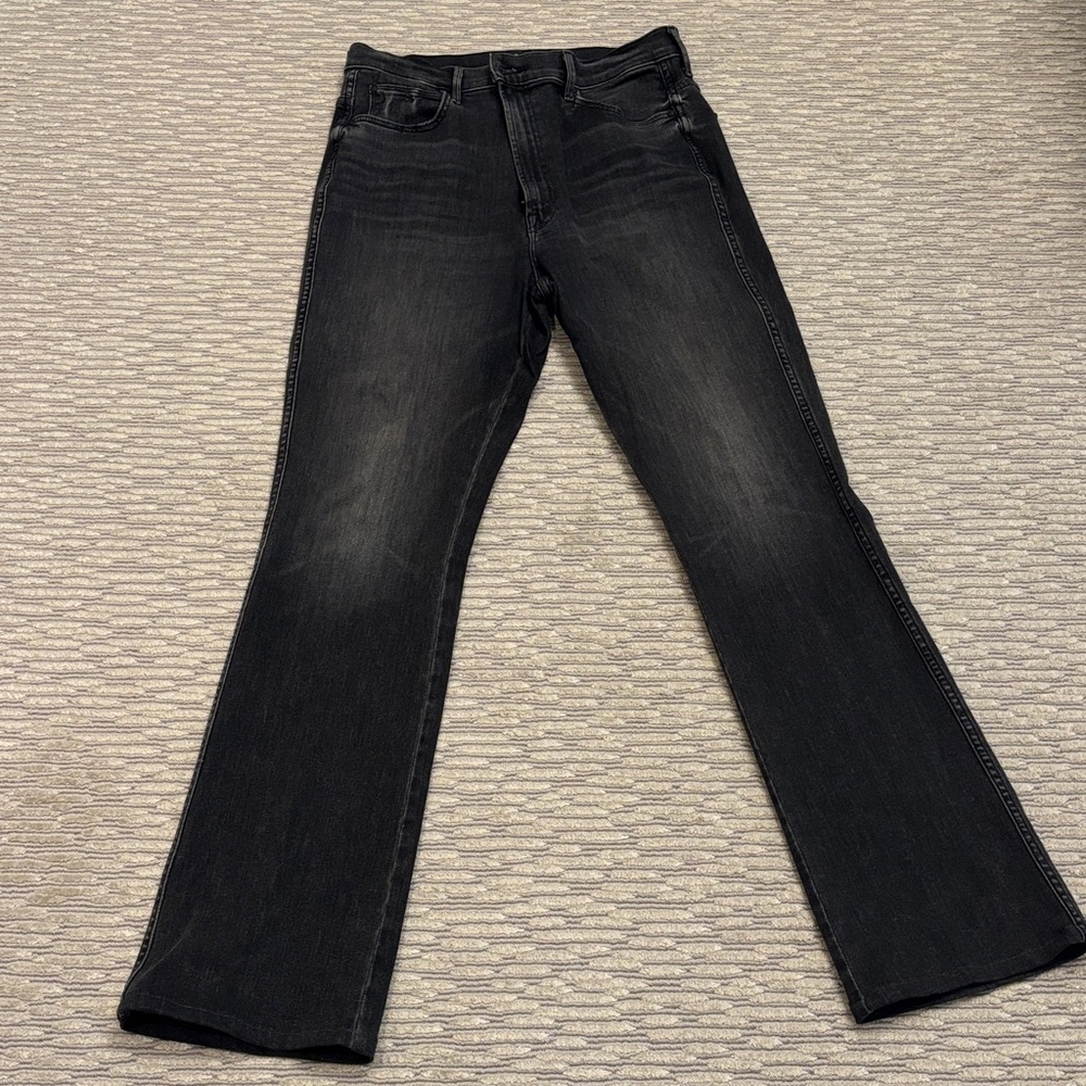 MOTHER HIGH WAISTED SMOKIN DOUBLE HEEL